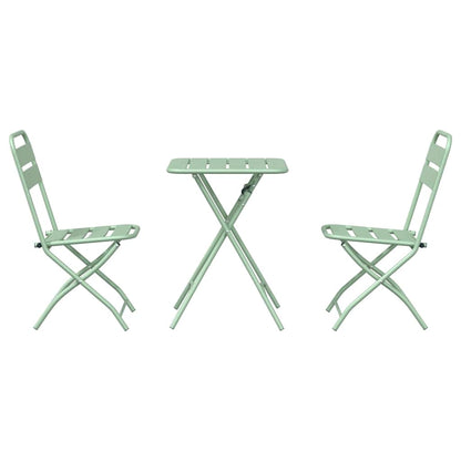 Set bistrot 3 pcs Menta Chiara Acciaio - homemem39