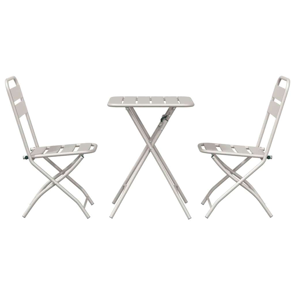 Set bistrot 3 pcs Beige Acciaio - homemem39