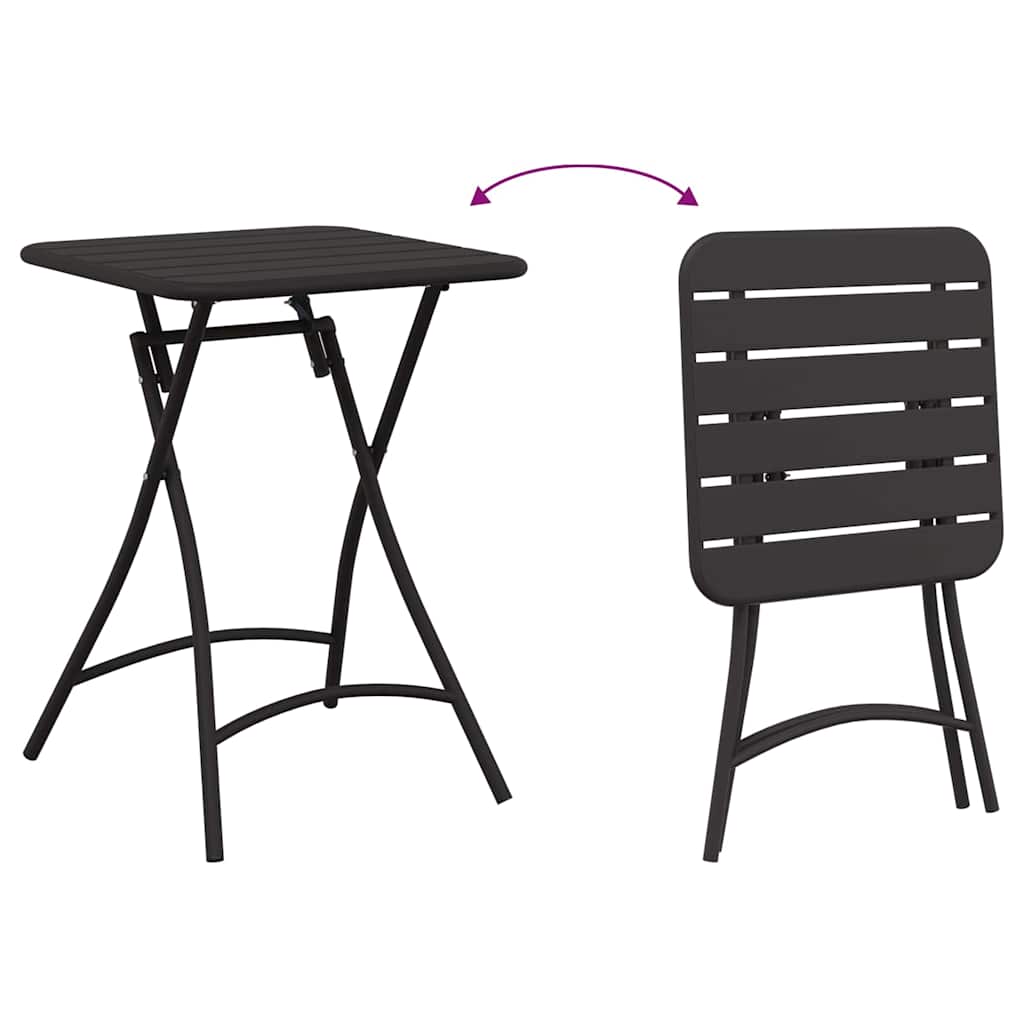 Set bistrot 3 pcs Antracite Acciaio - homemem39