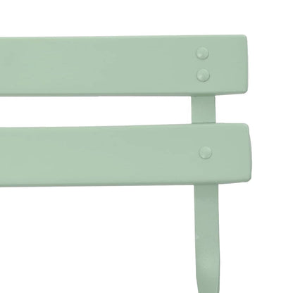 Sedia Pieghevole da Giardino 2 pcs Menta Leggera 42 x 46 x 82cm