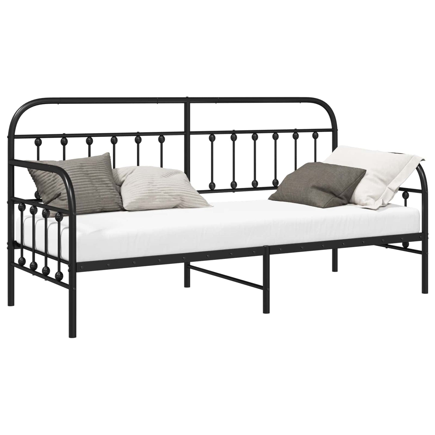 Struttura per letto di giorno Nero 80 x 200 cm | homemem39