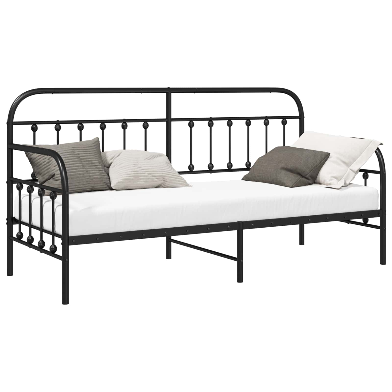 Struttura per letto di giorno Nero 80 x 200 cm | homemem39