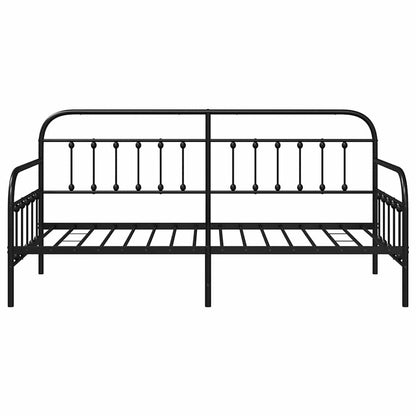 Struttura per letto di giorno Nero 90 x 200 cm | homemem39