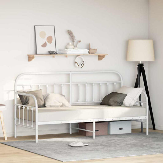 Struttura per letto di giorno Bianco 80 x 200 cm