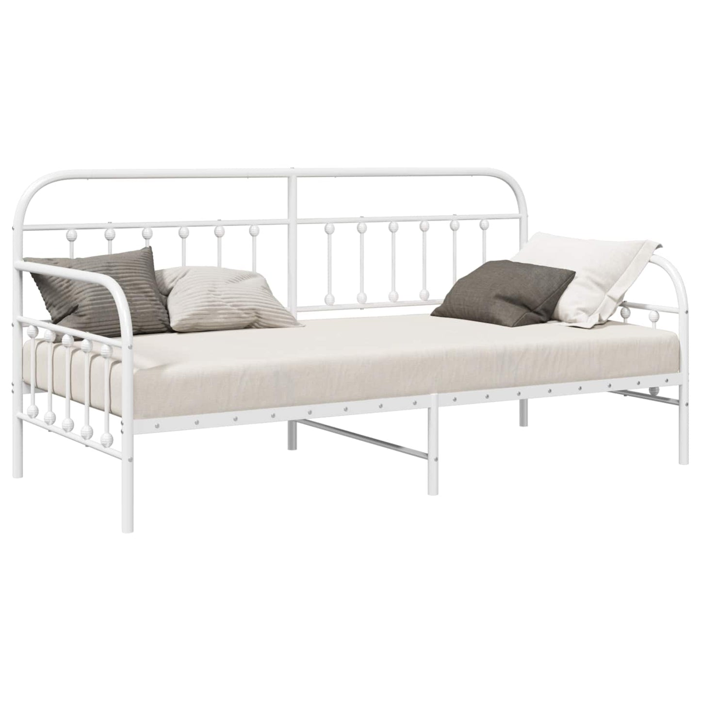 Struttura per letto di giorno Bianco 100 x 200 cm | homemem39