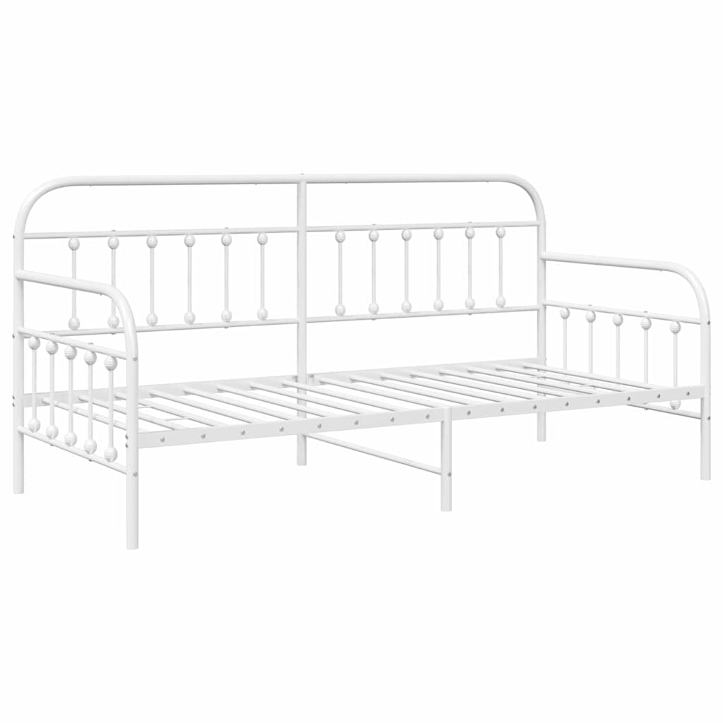 Struttura per letto di giorno Bianco 100 x 200 cm | homemem39