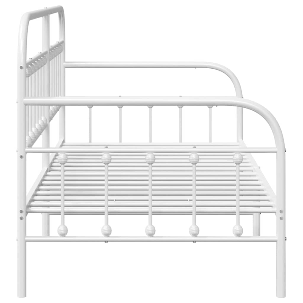 Struttura per letto di giorno Bianco 100 x 200 cm | homemem39