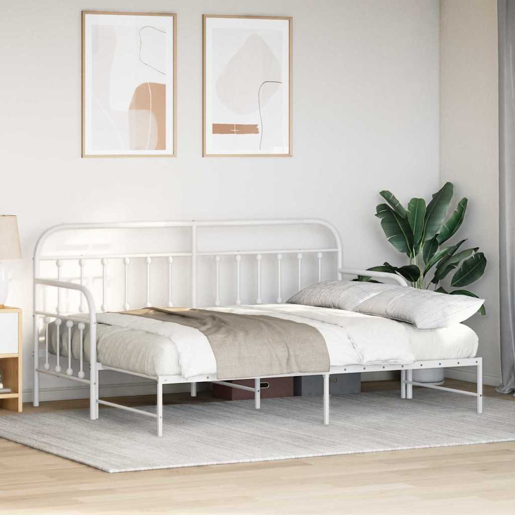 Struttura per letto di giorno Bianco 75 x 190 cm | homemem39