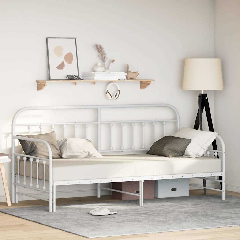 Struttura per letto di giorno Bianco 90 x 200 cm | homemem39