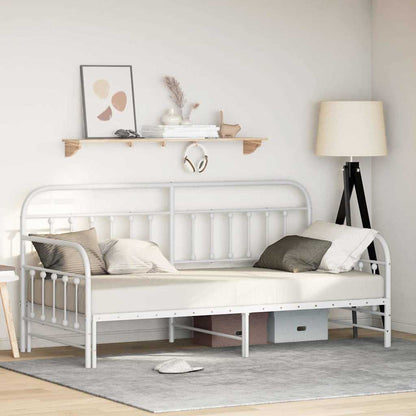 Struttura per letto di giorno Bianco 100 x 190 cm | homemem39