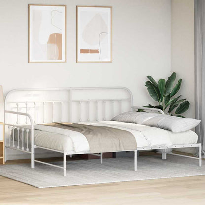 Struttura per letto di giorno Bianco 100 x 190 cm | homemem39