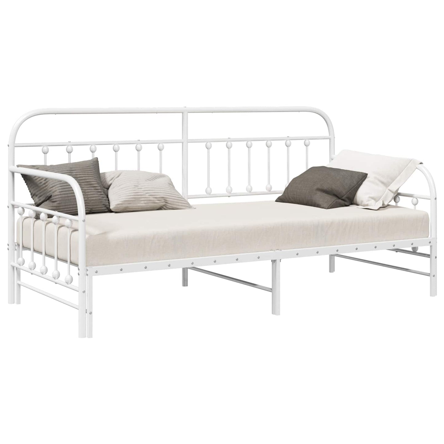 Struttura per letto di giorno Bianco 100 x 190 cm | homemem39