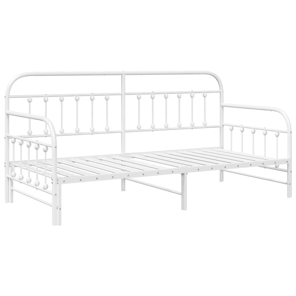 Struttura per letto di giorno Bianco 100 x 190 cm | homemem39