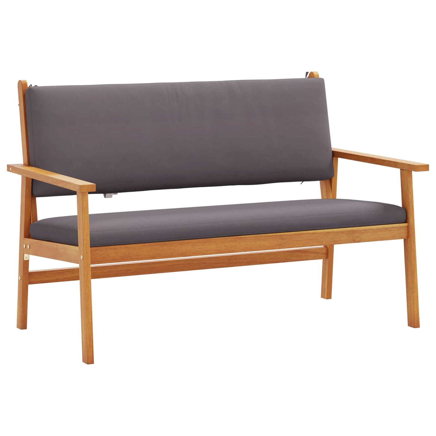 Panchina da giardino Antracite Legno di Acacia Massello | homemem39