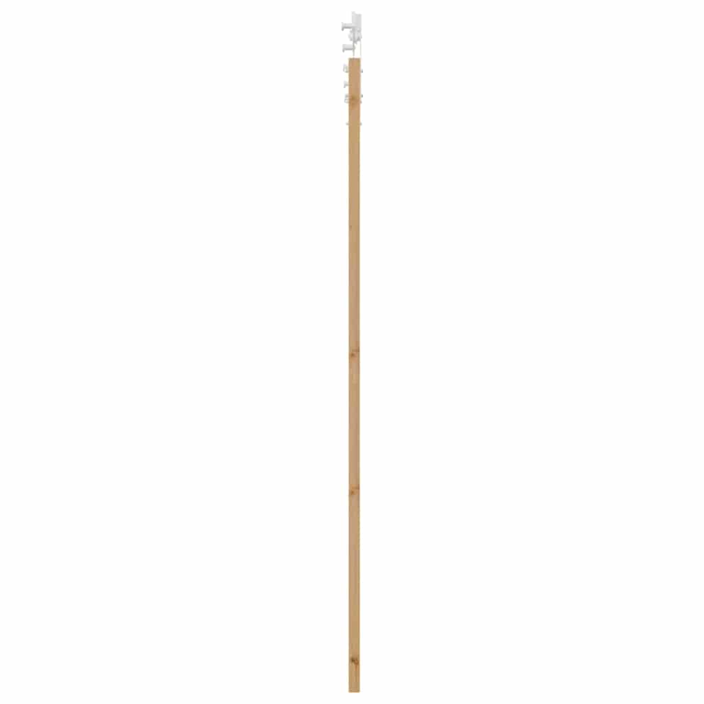 Porta Scorrevole Naturale e bianco 83 x 211 cm