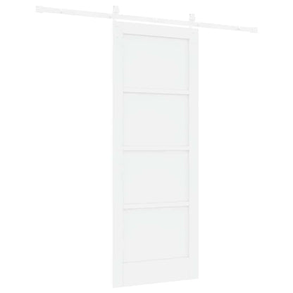 Porta scorrevole Bianco 78 x 202 cm Pino massello