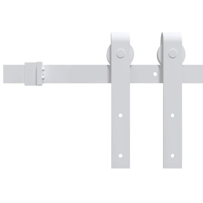Porta Scorrevole Naturale e bianco 93 x 202 cm
