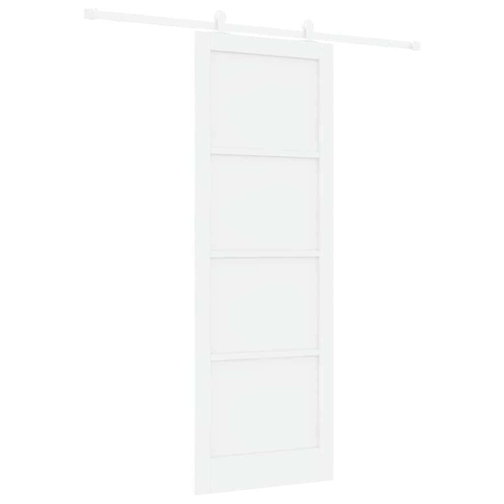Porta scorrevole ORKDAL Bianco 83 x 232 cm Pino massello