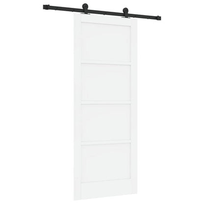Porta Scorrevole ORKDAL Bianco e nero 83 x 202 cm