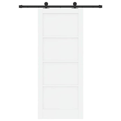 Porta Scorrevole ORKDAL Bianco e nero 83 x 202 cm
