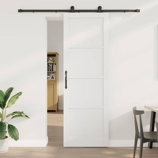Porta Scorrevole ORKDAL Bianco e nero 78 x 232 cm