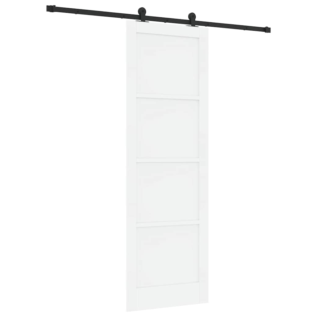 Porta Scorrevole ORKDAL Bianco e nero 78 x 232 cm