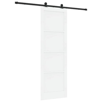 Porta Scorrevole ORKDAL Bianco e nero 78 x 232 cm