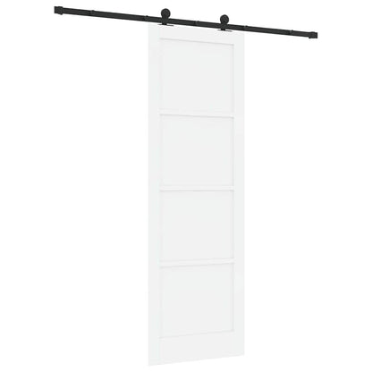 Porta Scorrevole ORKDAL Bianco e nero 78 x 232 cm