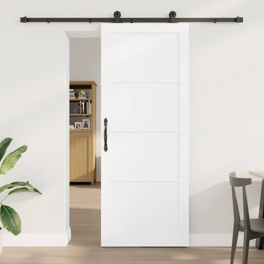 Porta Scorrevole ORKDAL Bianco e nero 83 x 211 cm