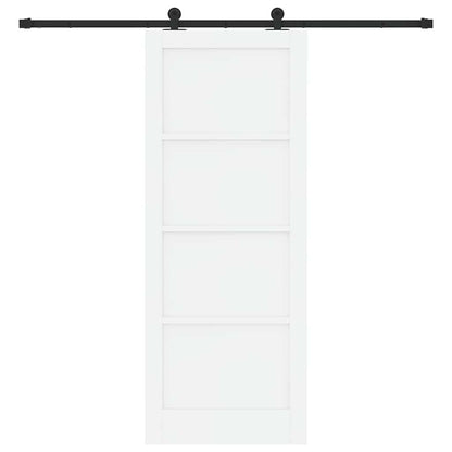 Porta Scorrevole ORKDAL Bianco e nero 83 x 211 cm