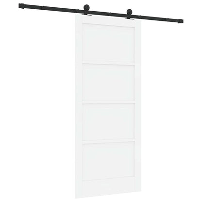 Porta Scorrevole ORKDAL Bianco e nero 86 x 198.5 cm