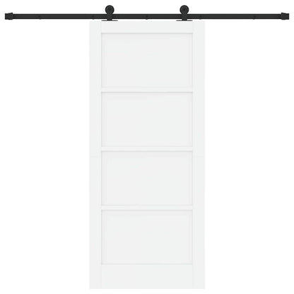 Porta Scorrevole ORKDAL Bianco e nero 86 x 198.5 cm