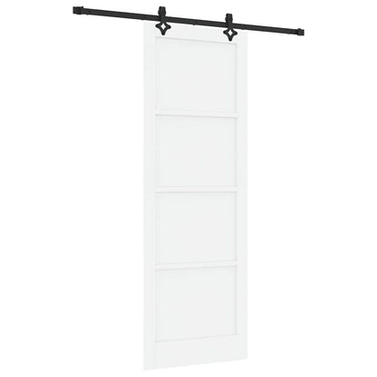 Porta Scorrevole Bianco e nero 83 x 232 cm