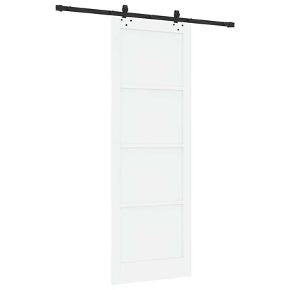 Porta Scorrevole Bianco e nero 83 x 232 cm
