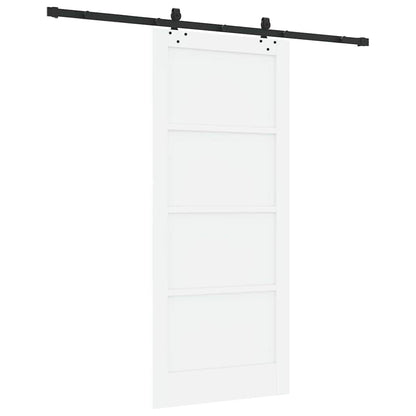 Porta Scorrevole Bianco e nero 86 x 198.5 cm