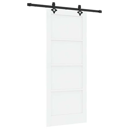 Set Porta Scorrevole ORKDAL Bianco e nero 83 x 202 cm