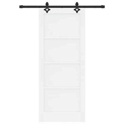 Set Porta Scorrevole ORKDAL Bianco e nero 83 x 202 cm