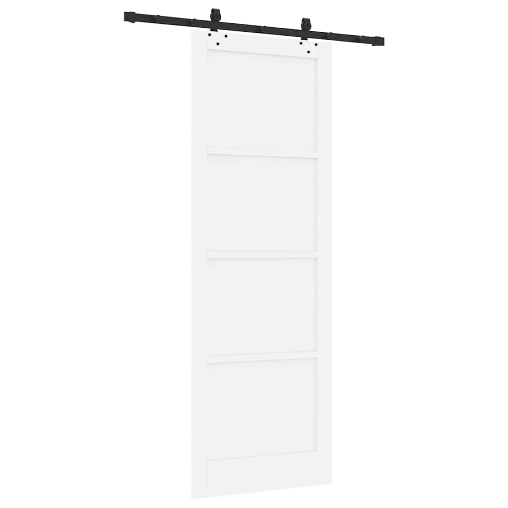 Set Porta Scorrevole ORKDAL Bianco e nero 83 x 232 cm