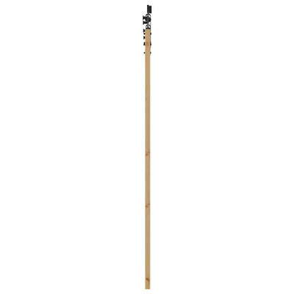 Set Porta Scorrevole ORKDAL Naturale e nero 73.5 x 198.5 cm