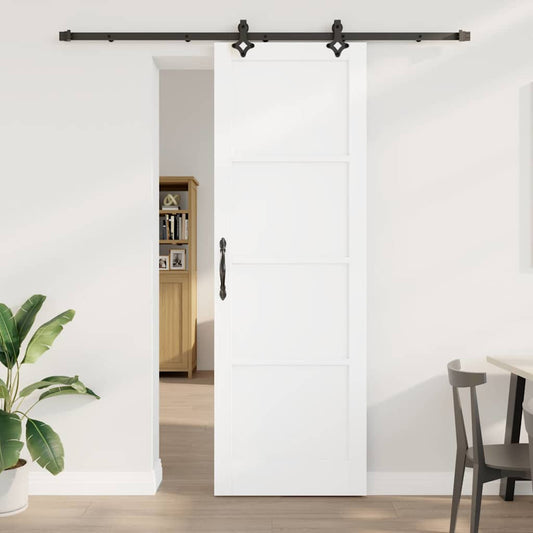 Set Porta Scorrevole ORKDAL Bianco e nero 78 x 232 cm