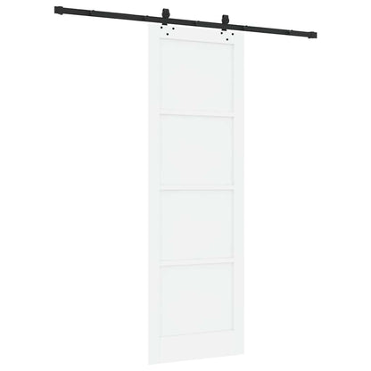 Set Porta Scorrevole ORKDAL Bianco e nero 78 x 232 cm