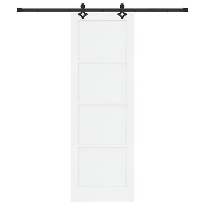 Set Porta Scorrevole ORKDAL Bianco e nero 78 x 232 cm