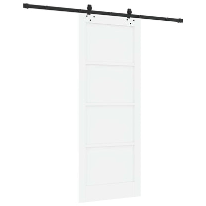 Set Porta Scorrevole ORKDAL Bianco e nero 83 x 211 cm