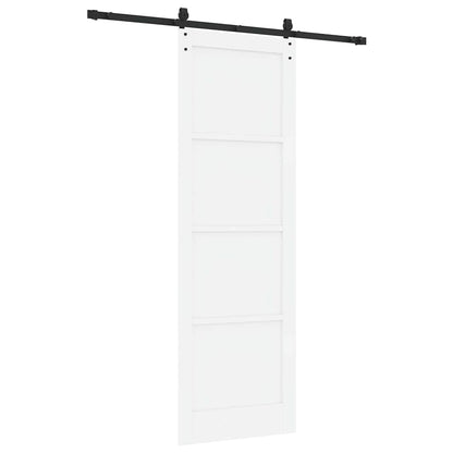 Porta Scorrevole Bianco e nero 78 x 232 cm