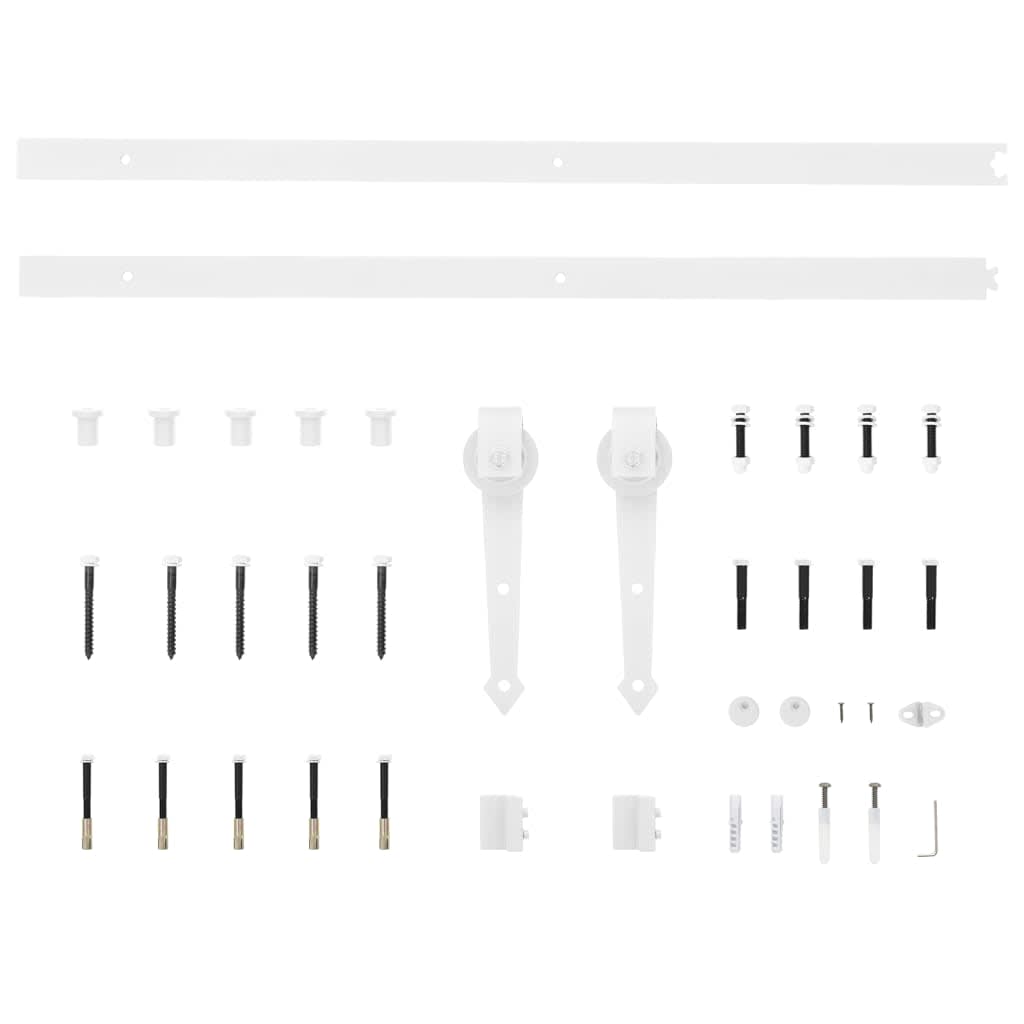 Porta scorrevole ORKDAL Marrone 93 x 202 cm Pino massello