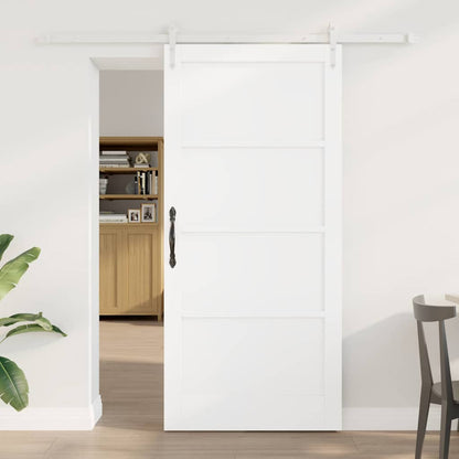 Porta scorrevole ORKDAL Bianco 93 x 202 cm Pino massello