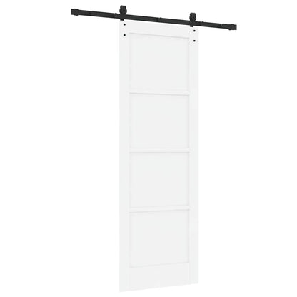 Porta scorrevole ORKDAL Bianco 73,5 x 211 cm Pino massello