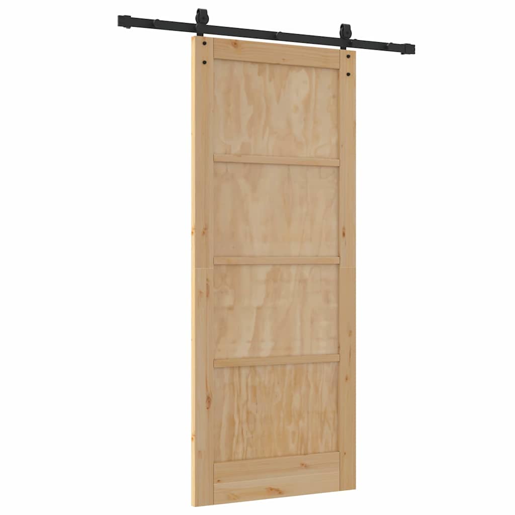 Porta scorrevole ORKDAL Marrone 83 x 202 cm