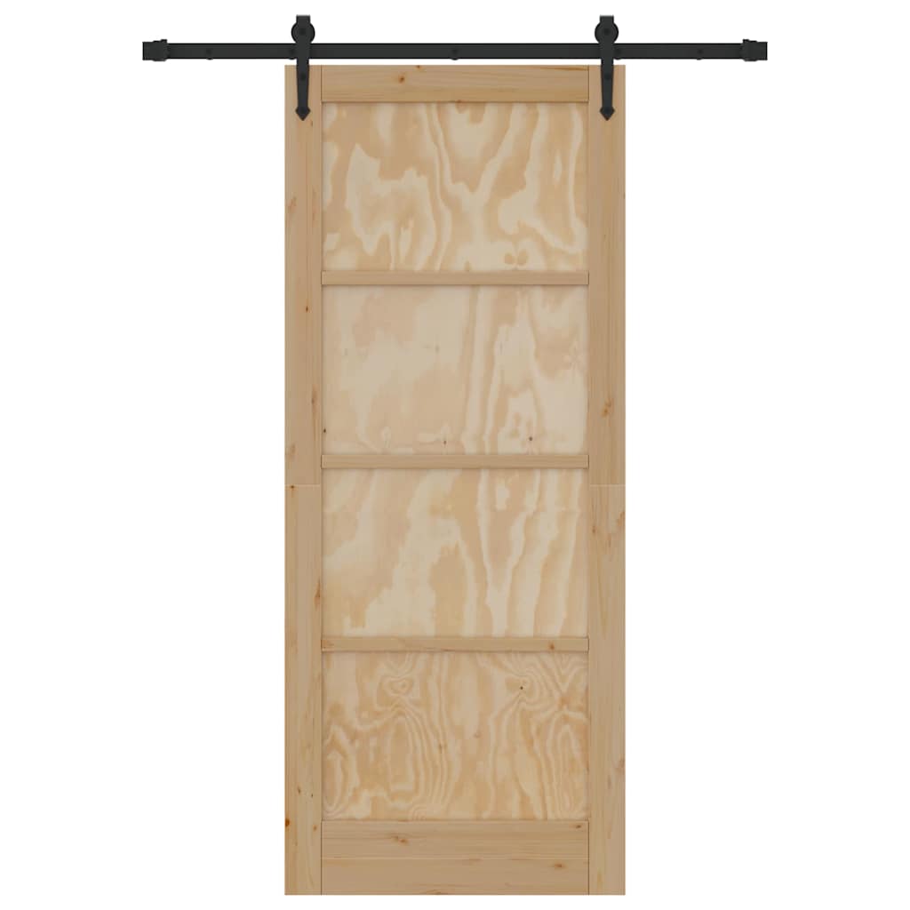 Porta scorrevole ORKDAL Marrone 83 x 202 cm