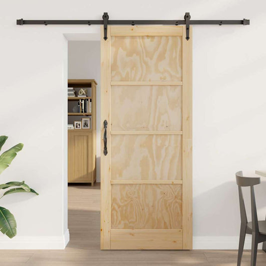 Porta scorrevole ORKDAL Marrone 83 x 202 cm